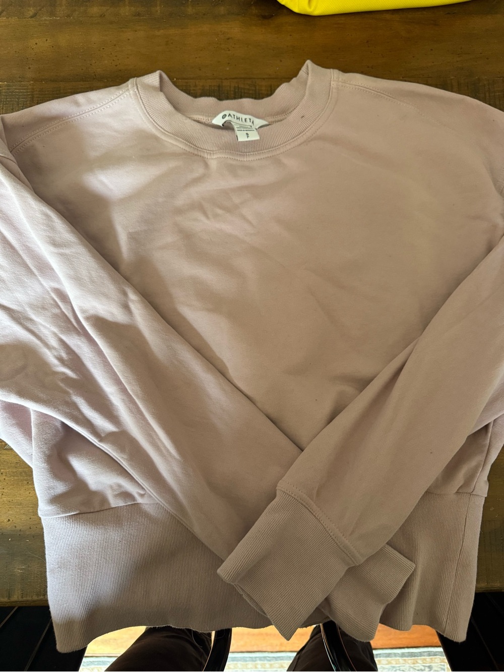 Athleta Crewneck Sweater in Dusty Mauve